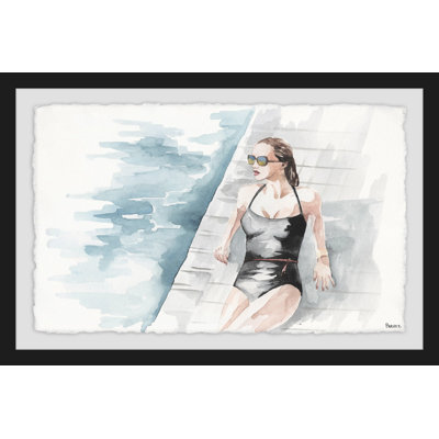 Cadre photo "the black swimsuit" , impression sur papier