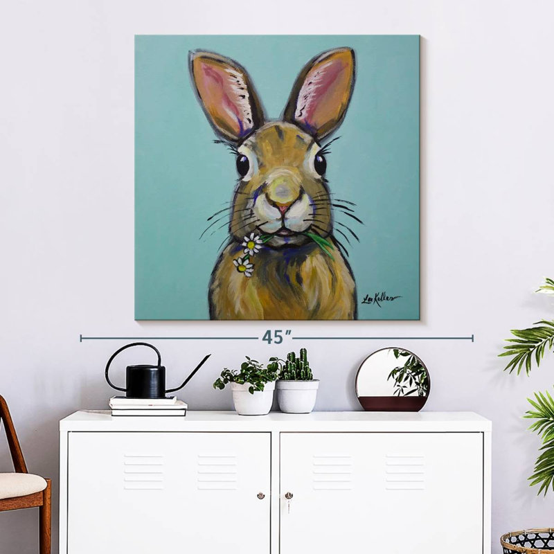 Brampt Rabbit Meadow, 33" H x 33" W