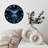 Mountain Lake Night Sky Wall Clock