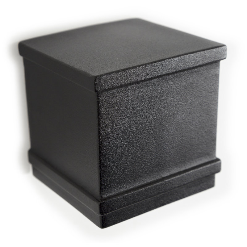 Mccormick 9cm H Outdoor Flush Mount, Black