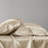 King Size Satin Luxury Sheets - Wrinkle- Opulence. Fits 16" Mattresses. Comprises 1 Flat Sheet, Fitted 4 Pillowcases. Smooth, Silky Finish. . Champagne Sheet Bedding. For With Flat, & Soft, Texture.-126094267-126094272