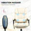Fauteuil de bureau de luxe avec fonction de massage, inclinable et repose-pieds - Confort ultime pour la maison et le bureau-945363215