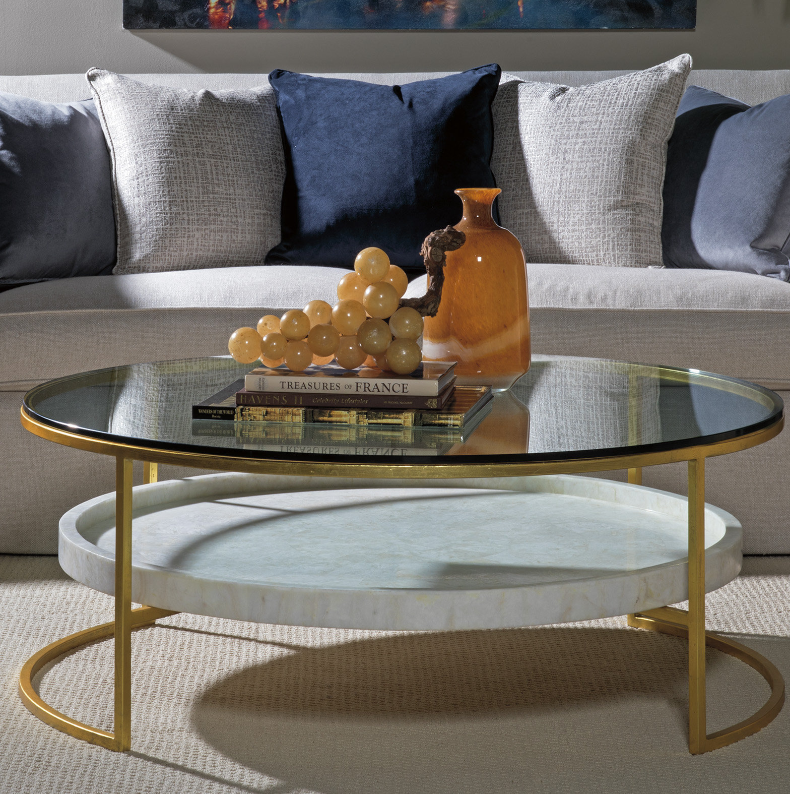 Capiz deals coffee table