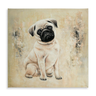 Small Pug Dog Tablecloth | Indoor Outdoor Home Decor