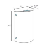 Valencia 1 - Light Flush Mounted Sconce