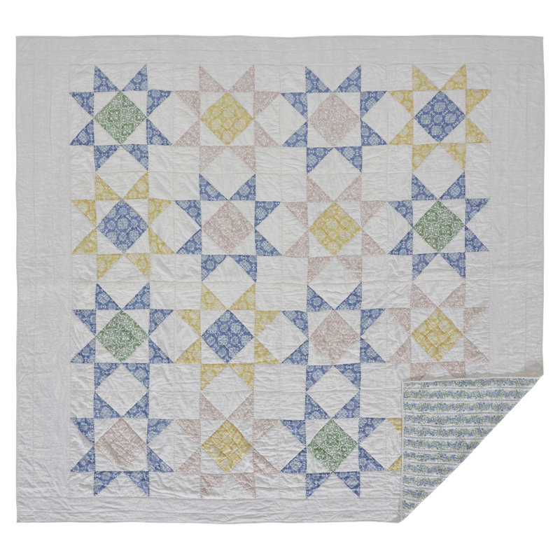 Adda Cotton Twill Patchwork Quilt, King Quilt