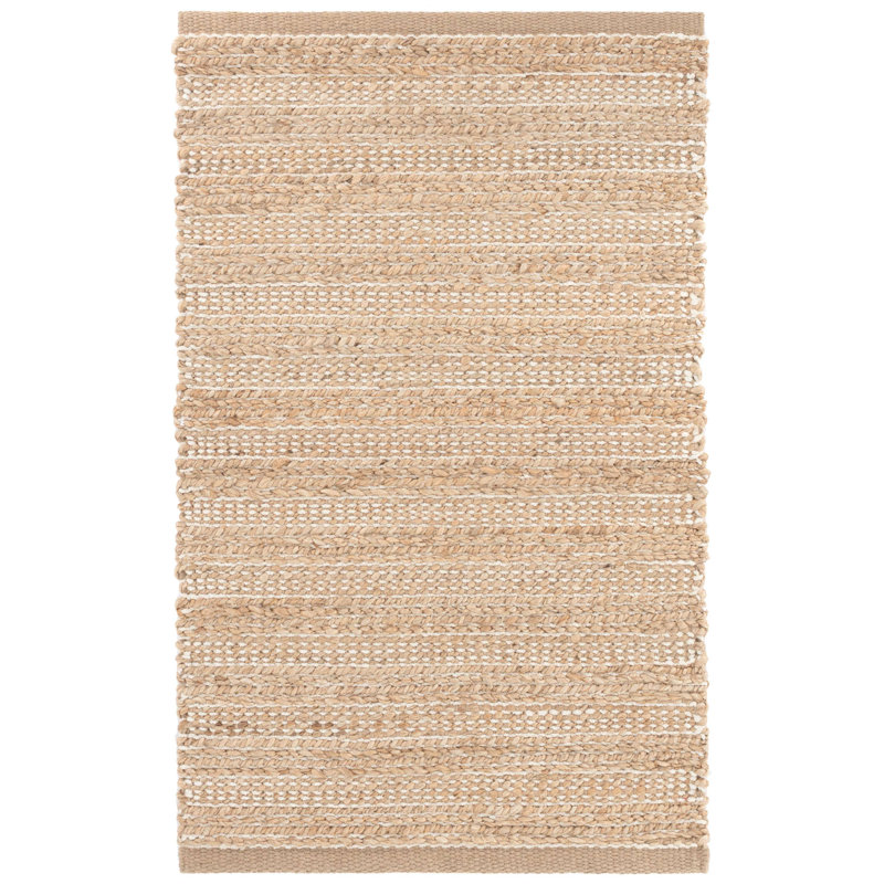 Simba Handwoven Jute Rug, Rectangle 2' x 3', Black