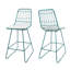 Tabouret de bar géométrique moderne avec coussin 26,25 po Nico-1525767506