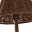 Delphine Wicker Sconce in Dark Brown