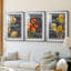 Tableau noir Paris II - Impression encadrée sur mesure de qualité supérieure mate - 3 pièces-614822435