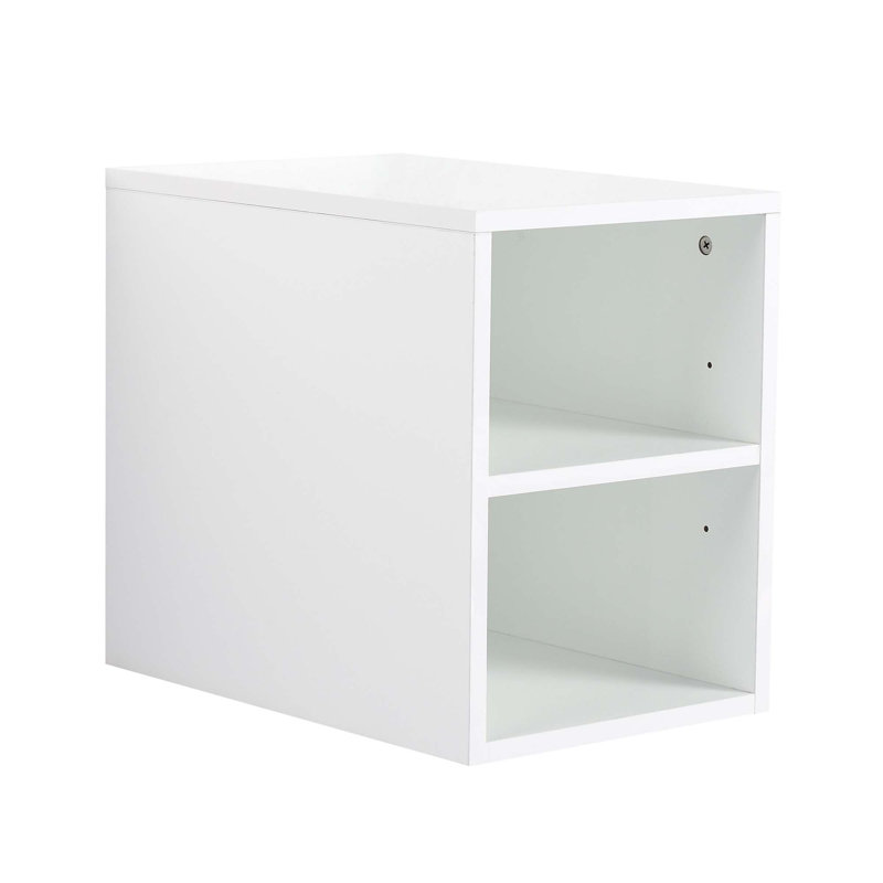 Meuble-lavabo autoportant Brycen, Blanc lustré, H 15,8 po x l 12 po x P 17,7 po