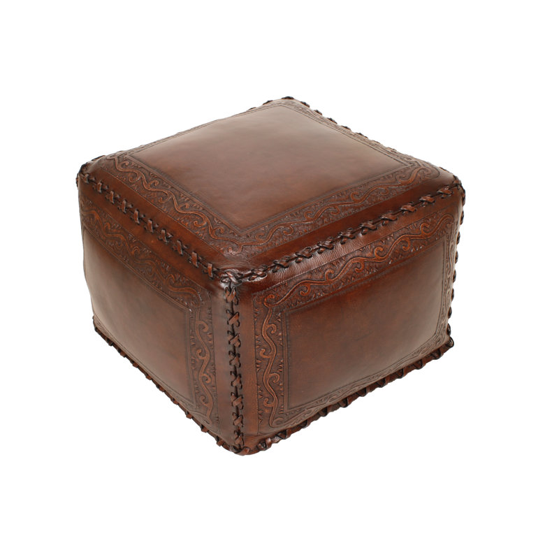 Repose-pieds en cuir Aecca