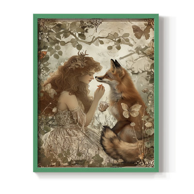 Reproduction encadrée WOMEN Series CDVII - bois massif
