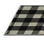 Tapis gris à carreaux lavable à la machine