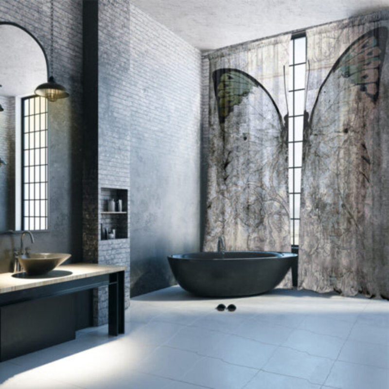Devontai Velvet Blackout Curtain Panel Pair, 148cm x 350cm