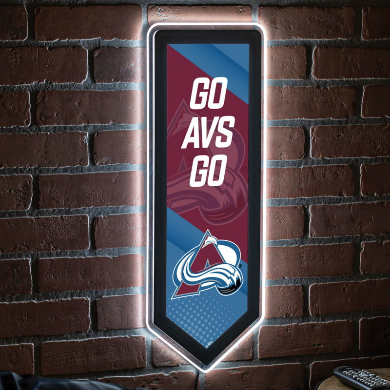 Enseigne murale NHL Team Pennant, Avalanche du Colorado
