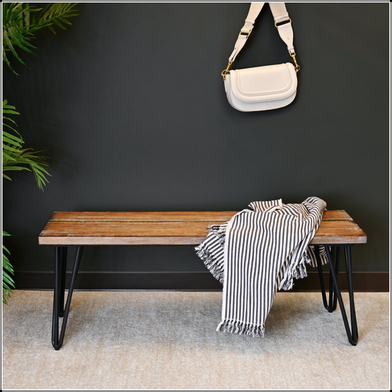 Banc de salle à manger en bois Aryven