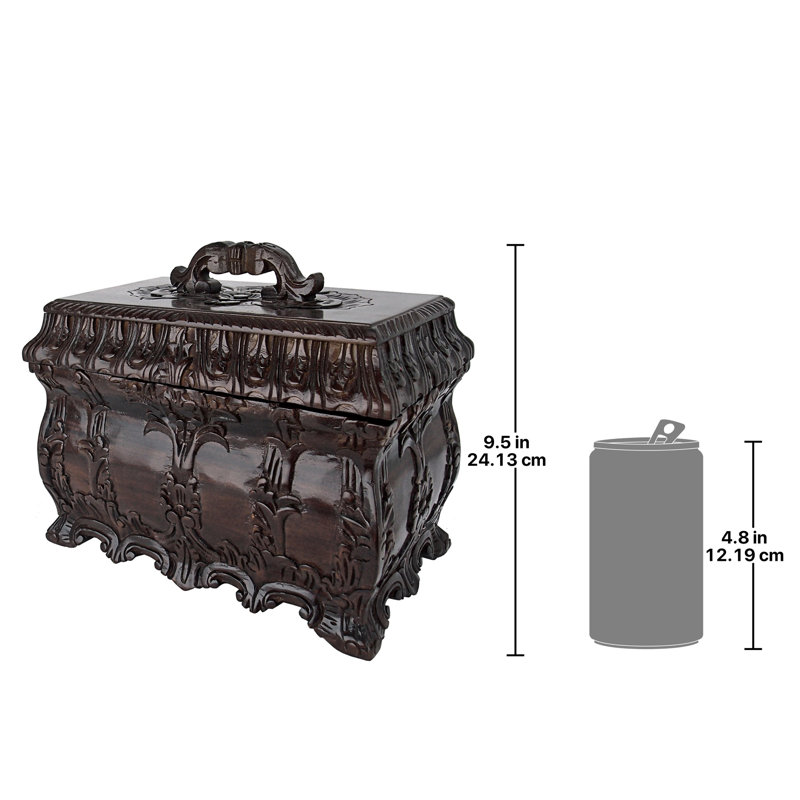 Boîte à thé décorative