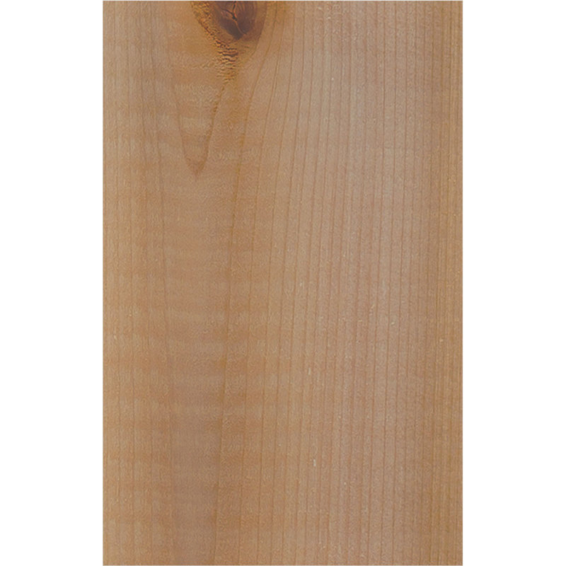 Queue de chevron lisse Ridgewood, Cèdre rouge, 6"H x 3 1/2"W x 16"L