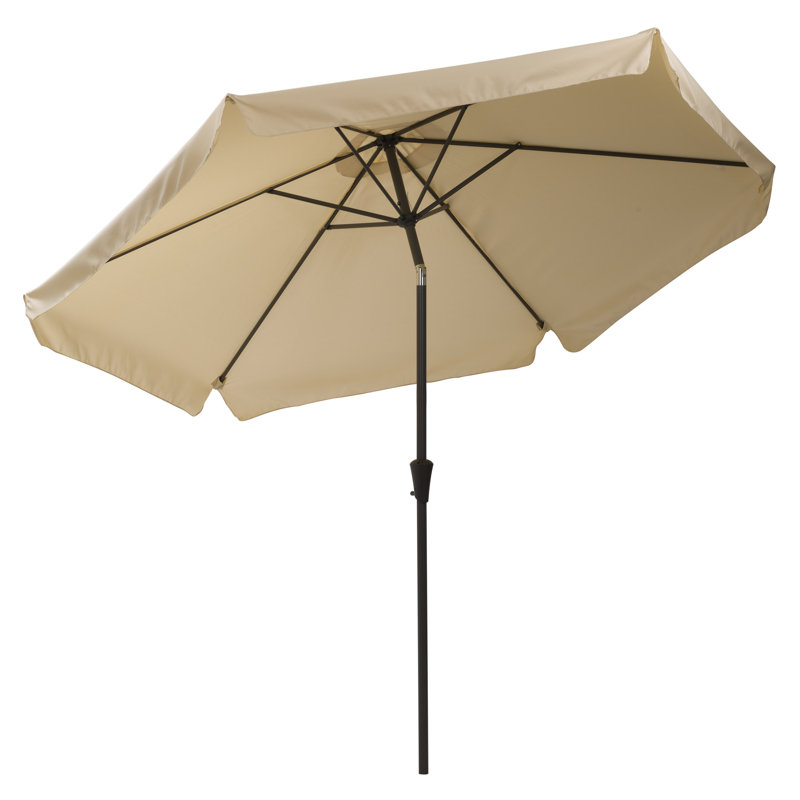 Parasol de marché de 10 pi Marinette, Blanc chaud