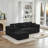 L-Shape Sectional Couch with Left Facing Chaise-1649949934