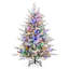 Lighted Artificial Christmas Tree-255600483