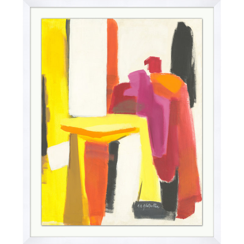 Red Block Structure No. 1 Framed Print