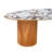 Tamara Marble Ceramic Oval Coffee Table