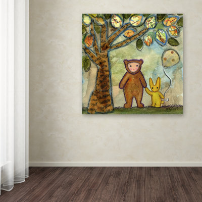 Berkley 'Friends Help Friends' Canvas Art