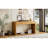 Curved Console Table With Storage, Wooden Entryway Table With 2 Drawers, Rustic Console Tables For Entryway, Hallway, Living Room-261991316