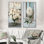 Photo pivoines par la grange laitière I - Collection d'art mural floral 2 pièces