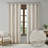 Beals Cymande Fleece Lined Single Curtain Panel-1977768735