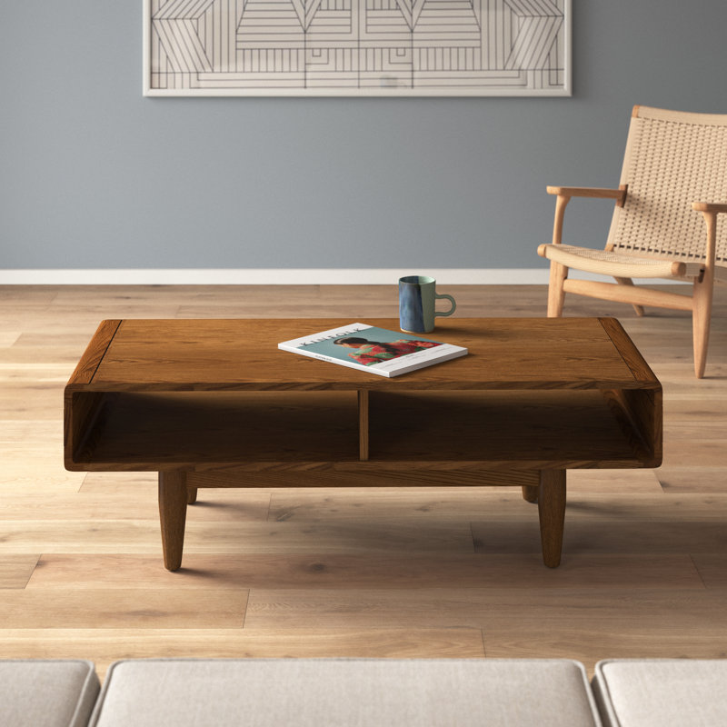 Table basse avec rangement Cracraft
