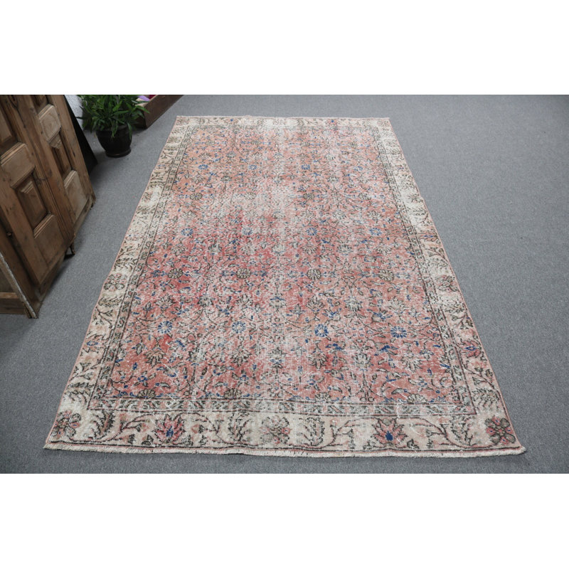 Tapis turc rétro fait à la main rehaussant le décor bohème avec un aspect antique pour les espaces de vie