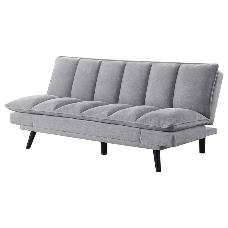 Canapé convertible capitonné Pairsoun, Gris