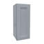Armoire murale 1 porte et 2 tablettes en bois massif pour rangement dans la cuisine, salle de bain, buanderie, tablettes réglables prêtes à assembler (l 12 po x P 12 po x H 30 po) (une seule pièce)-2109570874
