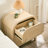 Sitarski Modern Curved 2 Drawer Nightstand-1428579806
