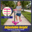Toy Time Toddler Scooter - Beginner Scooter with Adjustable-Height Handlebar and LED Wheels - Fun Balance Riding Toys for Girls and Boys