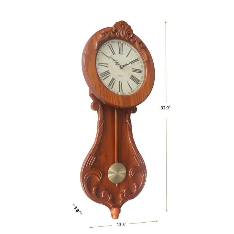 Warwick Wood Wall Clock