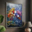 Reproduction encadrée FLORAL Series DCCDXII - bois massif-209043940