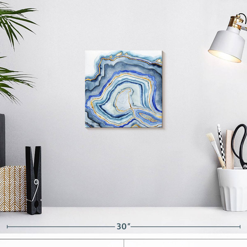 Avery Cobalt Agate I, 10" H x 10" W