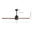 Ventilateur de plafond standard à DEL à 5 pales Athanafis avec télécommande et ensemble d'éclairage inclus-664920894-625809391-653865801