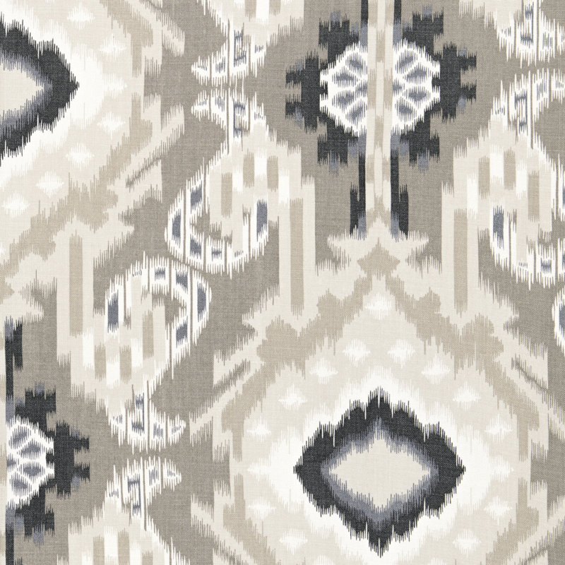 Kiribati Ikat Print Fabric, Linen