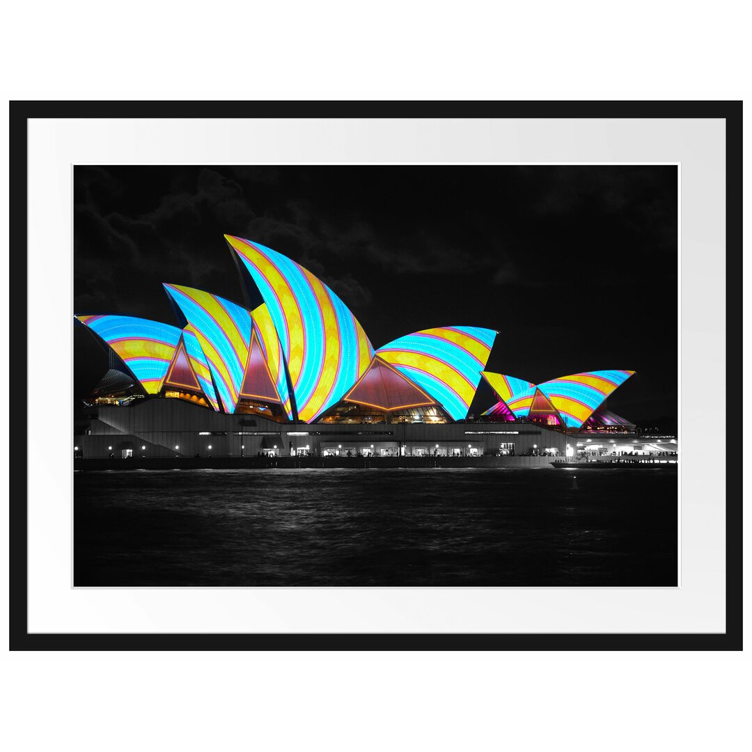 Gerahmtes Poster Sydney Opera House