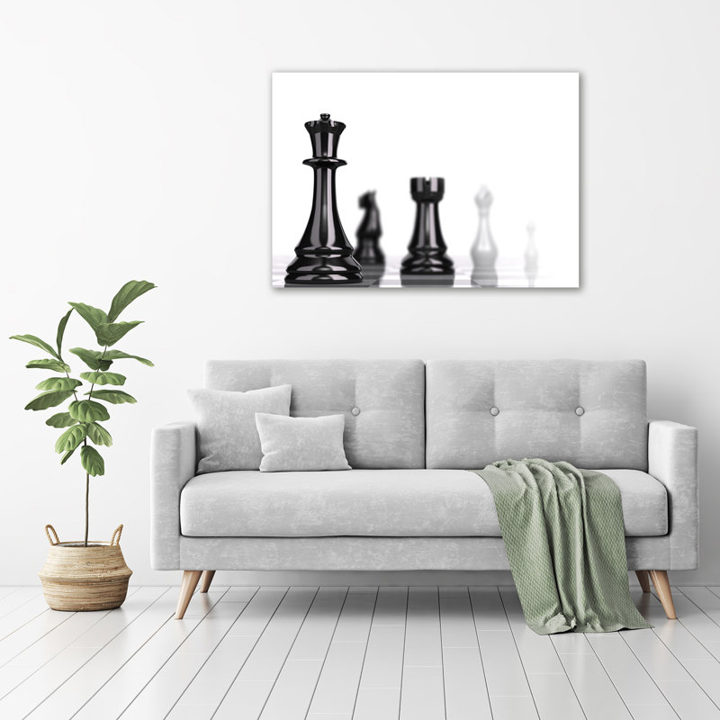 Chess Piece - Wrapped Canvas Print