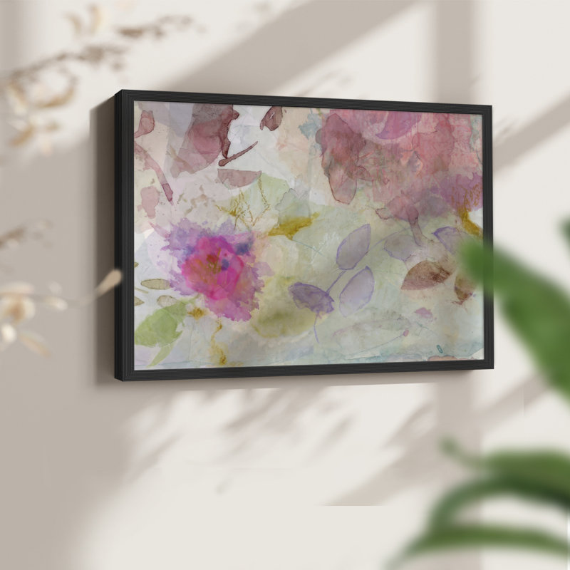 Doux été VII - reproduction encadrée, H 11 po x l 14 po, Noir, noir, noir, noir