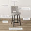 Tabouret de bar et de comptoir pivotant Rackwon-1969248582-1970441125