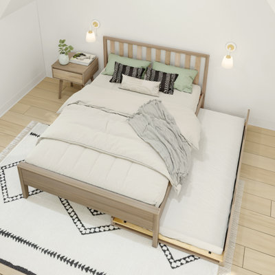 Brubaker Solid Wood Slat Bed