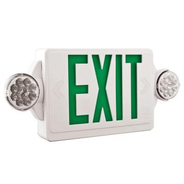 Lithonia Lighting Thermoplastic LED Emergency Exit Combo Sign & Reviews ...