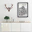 High Mountain by Wang Yuanqi - Picture Frame Art Print-55641878-55641879